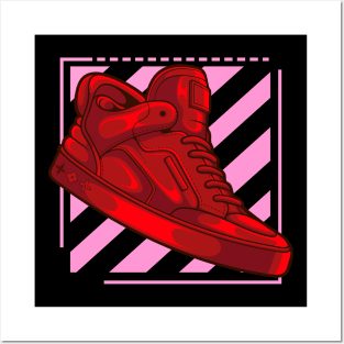 Don Ye Red Sneaker Posters and Art